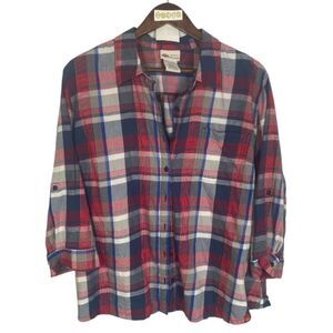 Dickies  Plaid Shirt - Red and Blue /Wms 2X